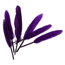 Approx. 50pcs 4-6 Inches Dyed Goose Feather for Decoration Craft---Purple Y2Y6