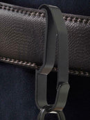 Keychain Belt Buckle Stainless Hanging with 2 Key Ring for Outdoors Camping