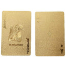 Poker Embossed Game Collection Playing Cards Set Plastic Durable Waterproof