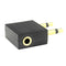 2x Airplane Airline Headphone Adapter For Audio Jack 2 Plug Air Plane Connector