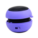 Fashion Mini Burger Stereo USB PC Subwoofer Rechargeable Speaker Purple