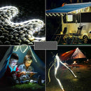 Camping USB LED Light Strip for Outdoors Actvities Hiking RV - Dimmable Swi
