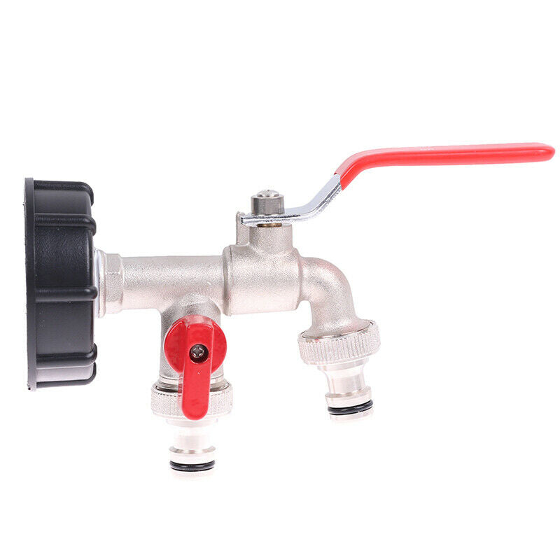 Double Tap  IBC Water Tank Connector Adapter TapJ Gw