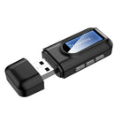 USB Bluetooth 5.0 Audio Transmitter LCD Display 2in1 Adapter Wireless Dongle