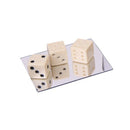 Mirror Dice Illusion Trick Game Magic Props P9S9