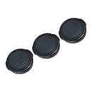 3Packs Cap Lens Cap 43mm Lens Cap Lens   Universal Strap for Camcorder