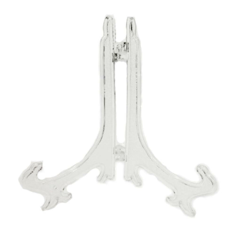 5x Plastic Folding Display Easel Stand Dish Plate Teacake Photo Holder 10cm
