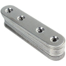 10 Pieces 80 by 16 mm Flat Straight Brace Metal Joining Plate and 40 Pieces V2J3