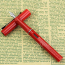 New Professional Writing Jinhao 599A Fountain Pen Plastic Cap & Barrel Red