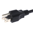 1.8m US Plug 3-Prong Laptop Adapter Power Cord Cable Lead 3 Pin Charger Adapt ly