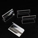 Clear Acrylic Sign Display Stand Table Name Price Tag Menu Holder 60X40mm N Z9Q9
