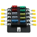10 Way Blade Fuse Box Holder Fuse Blocks Red Led Indicator 10Pcs Fuses 10Pc F2J1
