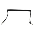 2 Pieces 3.5mm Spring Elbow Audio Line Cable 90 Degree Right Angle for