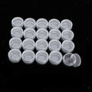 Set of 20,Empty Clear Small Storage Containers for A Wide Variety of Items,Such