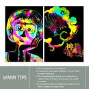 DIY Colorful Scratch Art Doodle Scraping Painting Educational Drawing Toys