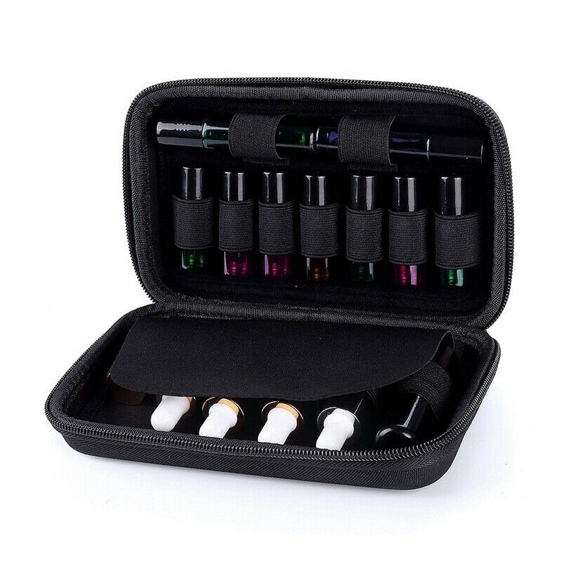 16 Bottles Essential Oil Case Perfume Oil Essential Oil Storage Box Travel  F2W1