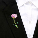 Plant Flower Brooch Fashion Badge Backpack Jacket Decor Ornaments Gift (C) A