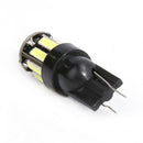 1 Pair T10 7020 10SMD Car LED Wedge Light License Plate Lamp (Black Board)