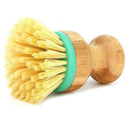 Set Of 3 Pieces Bamboo Scrub Brush Dish Scrubber Household Cleaning Sink We