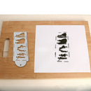 4pcs Love Cake Stencil Cake Decoration Sugar Sieve Cake Mold Stencil