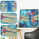 5D DIY Special Shaped Diamond Painting Dragonfly Cross Stitch Mosaic Kits