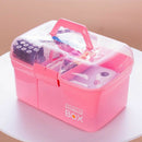 Multifunction Makeup Storage Box Organizer Lipstick Holder Nail Polish Rack