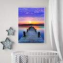 Scenery 5D DIY Full Round Drill Diamond Painting Cross Stitch Art (B922)