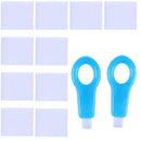 12pcs/Set Blue Cleaning Kit Teeth Whitening Polisher Stain Remover Tool A
