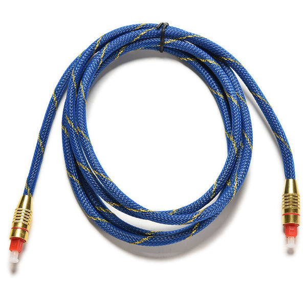 2M Premium Toslink Digital Optical Fiber Audio Cable TV Cord 6.5FT OD 5.0 JR