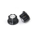 10Pcs Black Rotary Potentiometer Knobs Caps with  Counting Dial -Q