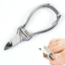 Toe Nail Clipper Cutter Steel Heavy Duty Barrel Spring Free Cuticle Nipper SP
