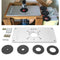 Woodworking Benches Router Table Plate Aluminum Router Table Insert PS Ew