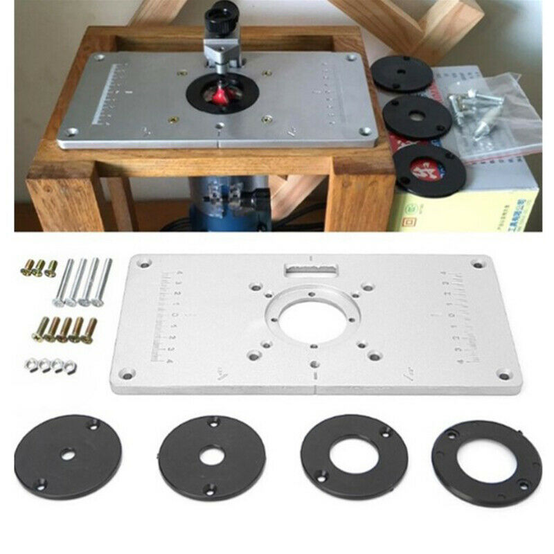 Woodworking Benches Router Table Plate Aluminum Router Table Insert PS Ew