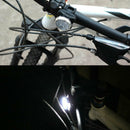 USB Rechargeable Bike Light Set 4 Modes Front Light Rear Tail Warning Lamp
