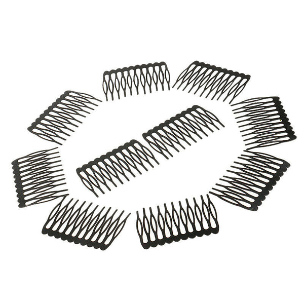 Fashion Metal Hair Comb Pin Clips for Women Lady Wedding Hair Decorations, 10pcs