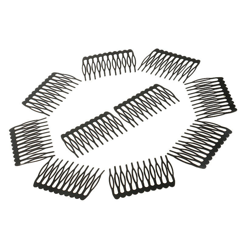 Fashion Metal Hair Comb Pin Clips for Women Lady Wedding Hair Decorations, 10pcs