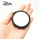Scuba Diving Diver Rearview Mirror with Lanyard Safety Gear Equipment Black