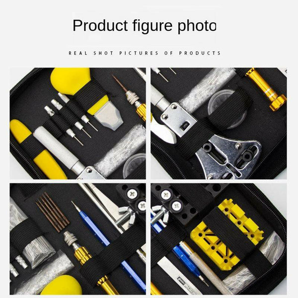 185xWatch Repair Tool Kit  with Carrying Case Watchmaker Battery Change Tools
