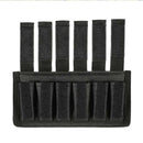 Black Six Single Pack Magazine Pouch 6 Pack Stacked Magazine Pouches Holster