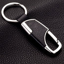 Men's Fashion Metal Leather Auto Keyring Keychain Key Chain Ring Keyfob Hot