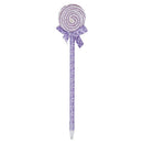 6pcs Creative Cute Cartoon Stationery Lollipop Ballpoint Pens Random Colors R3Y2