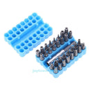 33Pcs Security Tamper Proof Bit Holder Set Torx Hex Tri Wing Spanner Screwdriver
