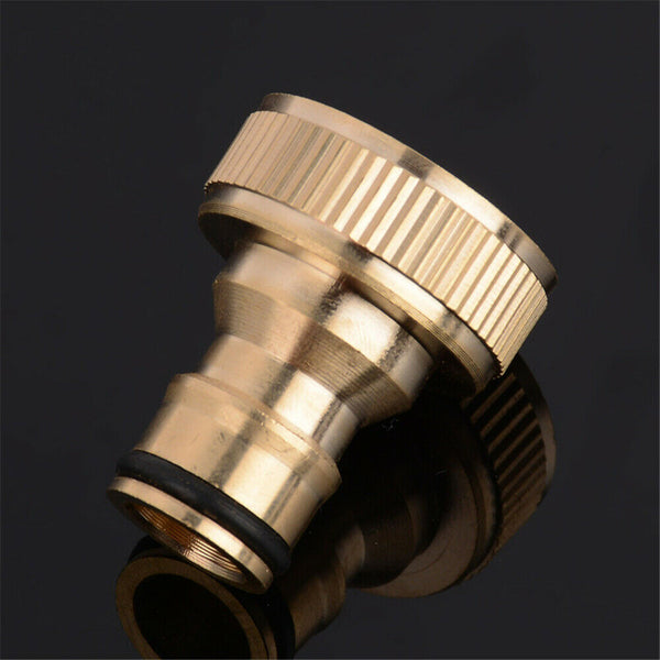 1/2" Brass Threaded Garden Water Pipe Tap Adapter Faucet Quick Connect Fittings