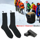 Heated Socks, Battery Powered Socks for Man Women Electric Heated Thermal Socks