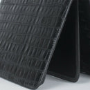 Large Capacity Fountain Pen Case PU Leather Black Color 48 Slots Pen Pouch