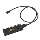 1 to 10 Motherboard RGB HUB for GIGABYTE AURA SYNC RGB Extension Cable Splitter