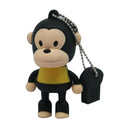 Monkey Cartoon Pen Drive 32GB USB Disk Flash Drive Memory Stick for Laptop
