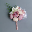 Wedding Flower DIY Bride Bridesmaid Corsage Wrist Flower Groom Boutonniere