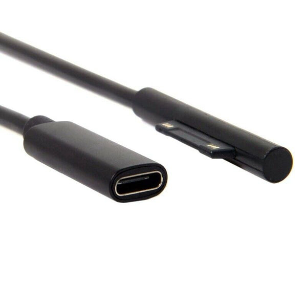 0.2M Female USB-C Charging Cable for Surface Pro 6/5/4/3 Surface Laptop 1/2,T7Y6