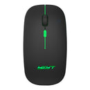 Bluetooth 2.4G Rechargeable Dual Mode Wireless Light Optical Mouse (Black)